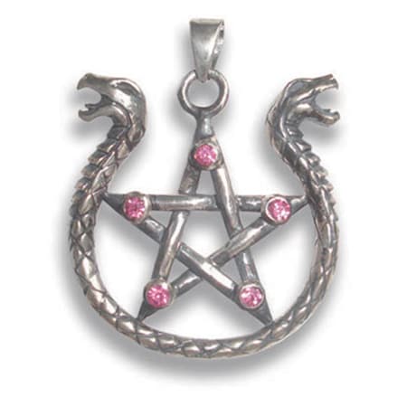 Starlinks Amphisibaena Pendant - Cosmic Protection By Anne Stokes COM15